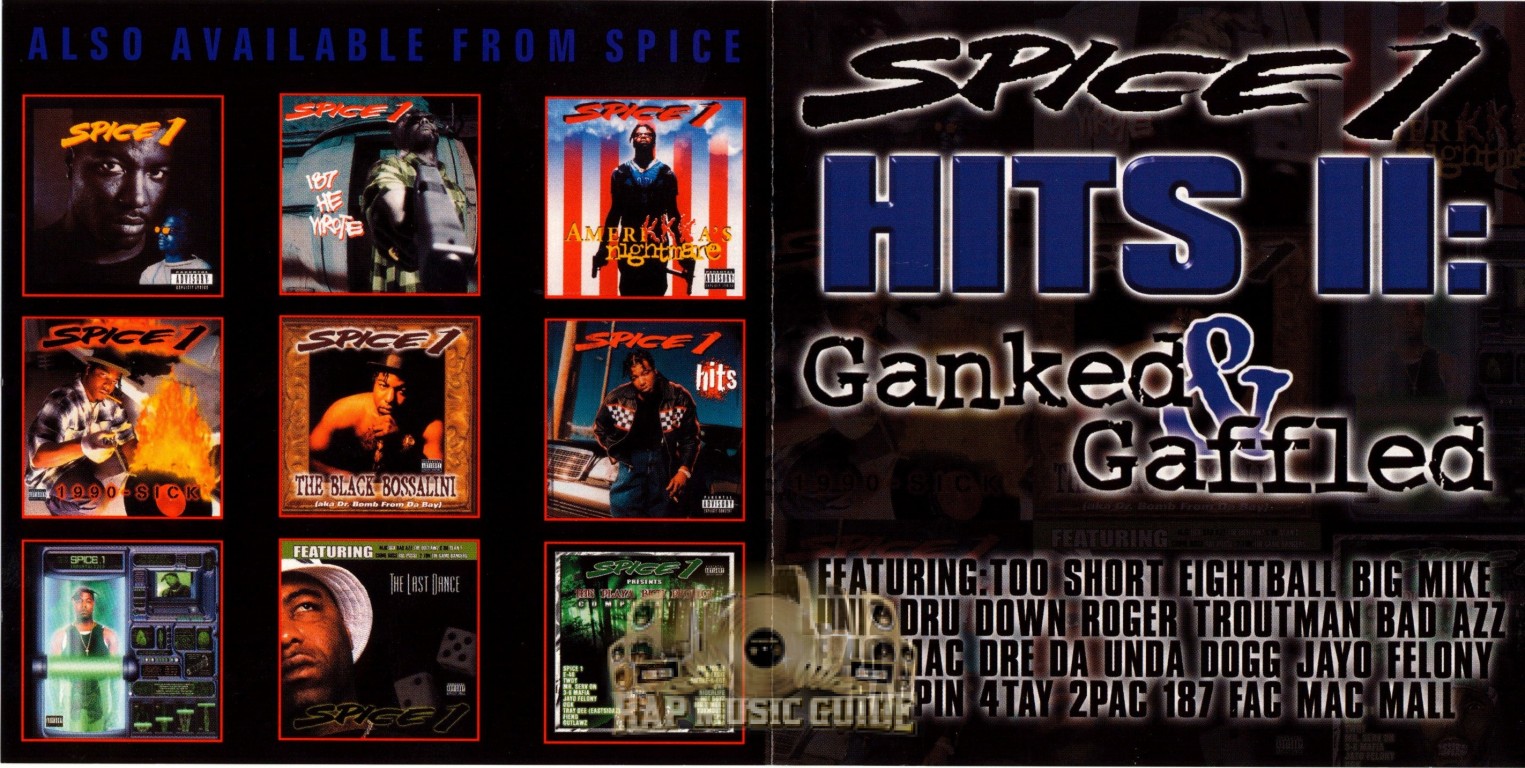 Spice 1 Hits II Ganked & Gaffled CD Rap Music Guide